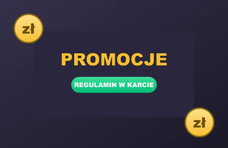 Karta promocji Ritzo Casino z napisem Regulamin w karcie